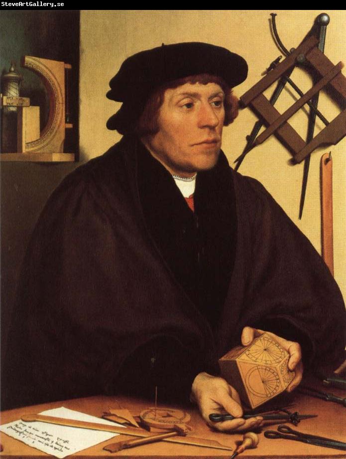 Hans Holbein Portrait of Nikolaus Kratzer